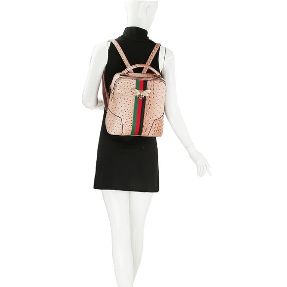 Queen Boss Bee Stripe backpack and wallet main image 5